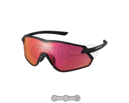 Окуляри Shimano S-PHYRE Ridescape Road чорний металік