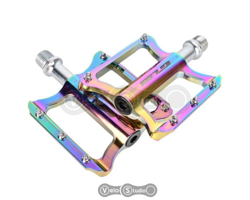 Педали GUB GC020 Rainbow промподшипник