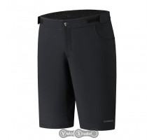 Шорты велосипедные Shimano Fukui черные, размер 30