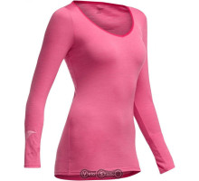 Термофутболка Icebreaker BF 150 Siren LS Sweetheart WMN shocking/garnet M
