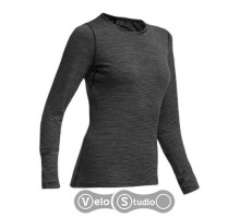Термофутболка Icebreaker BF 200 Oasis LS Crewe WMN black/snow M
