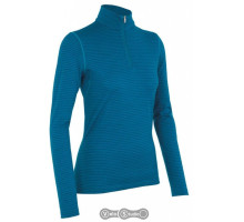 Термофутболка Icebreaker BF 200 Oasis LS Half Zip WMN Stripe cruise M