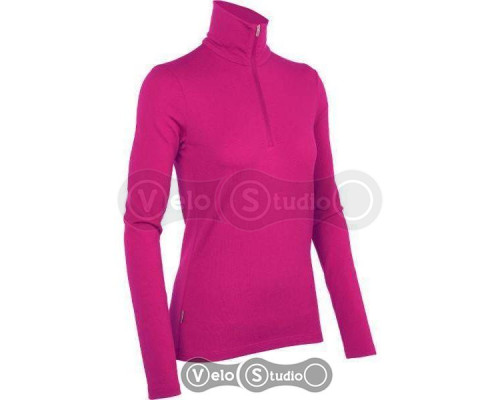 Термофутболка Icebreaker BF 260 Tech Top LS Half Zip WMN magenta S