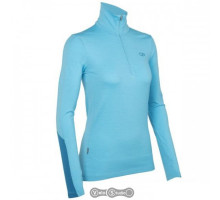 Термофутболка Icebreaker BF 260 Vertex LS Half Zip WMN glacier/cruise L
