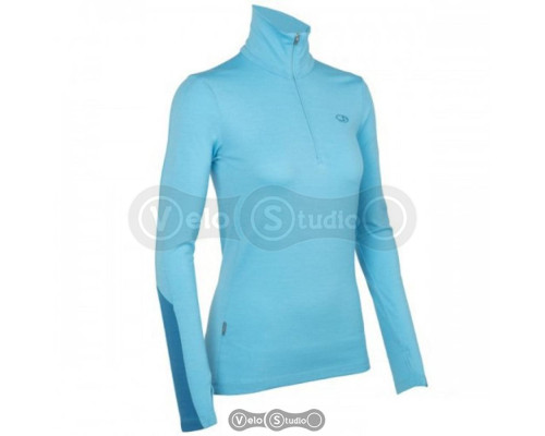 Термофутболка Icebreaker BF 260 Vertex LS Half Zip WMN glacier/cruise L