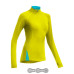 Термофутболка жіноча Icebreaker Pace LS Half Zip WMN chartreuse/glacier L