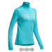 Термокофта Icebreaker BF 260 Tech Top LS Half Zip WMN glacier/white M
