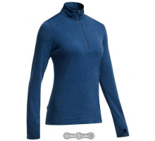 Термокофта жіноча Icebreaker Original LS Half Zip WMN equinox hthr L