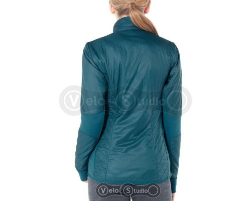 Жіноча куртка Icebreaker Helix LS Zip Kingfisher/Jet HTHR S