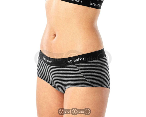 Термотруси жіночі Icebreaker Sprite Hot pants WMN Gritstone HTHR M
