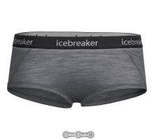 Термотрусы женские Icebreaker Sprite Hot pants WMN gritstone hthr/Black XS