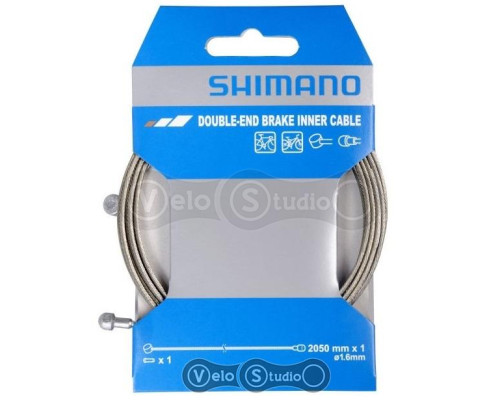 Трос тормозной Shimano MTB/шоссе 2050x1.6 мм, нержавейка