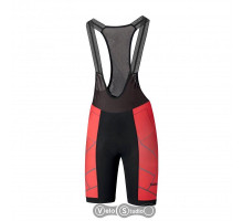 Велошорти Shimano TEAM2 червоні S з лямками