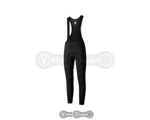 Шорты велосипедные Shimano Element с лямками чёрные, размер S