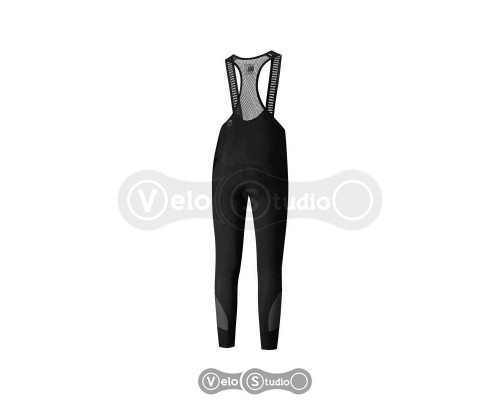 Шорти велосипедні Shimano Vertex з лямками чорні, розмір S