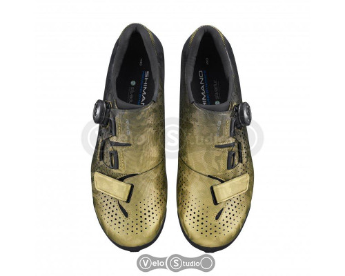 Вело обувь Shimano RX800WD под контактные педали золото EU 38