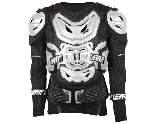 Захист тіла LEATT Body Protector 5.5 White S/M (160-172 см)