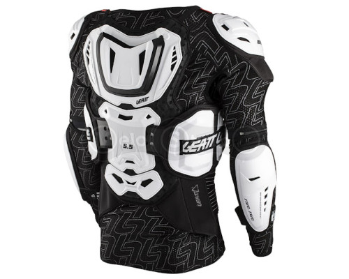 Захист тіла LEATT Body Protector 5.5 White S/M (160-172 см)