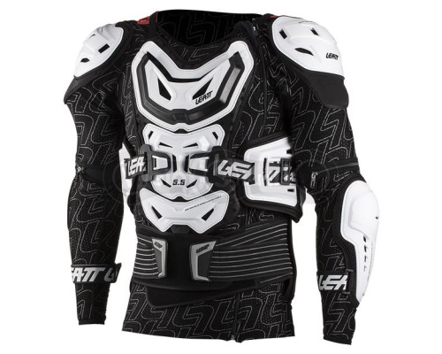 Захист тіла LEATT Body Protector 5.5 White S/M (160-172 см)